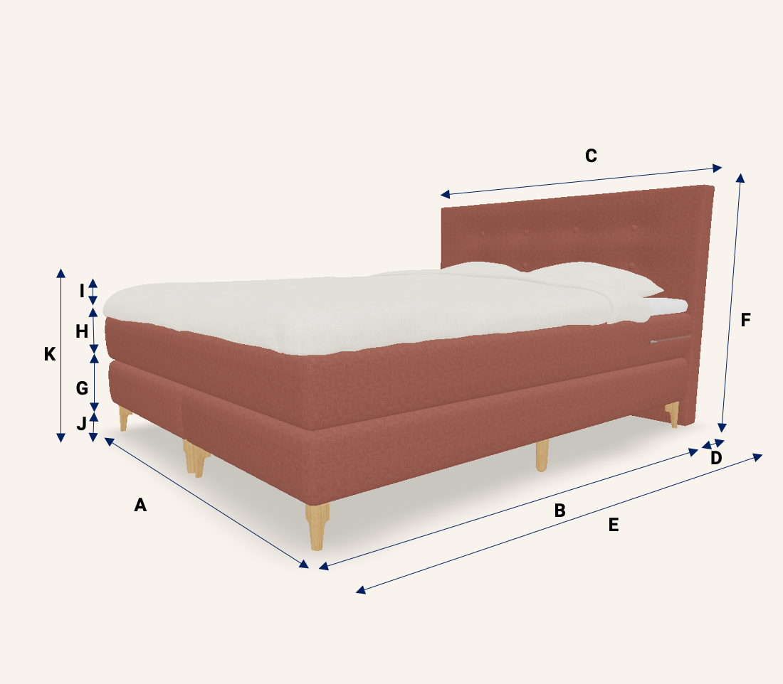 Bed dimension's image